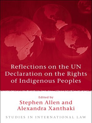 cover image of Reflections on the UN Declaration on the Rights of Indigenous Peoples